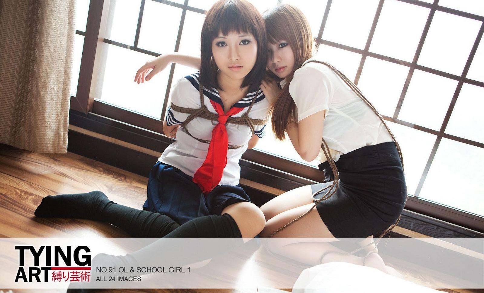 [TyingArt `ܿg] No.91 OL & School Girl 1 - Dimdim & Shiryl