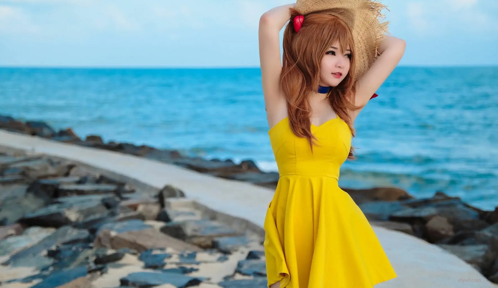 Potato Yellow ͼ Asuka CoserƯС Godzilla coserӰ (27P) Dress ģ P.3