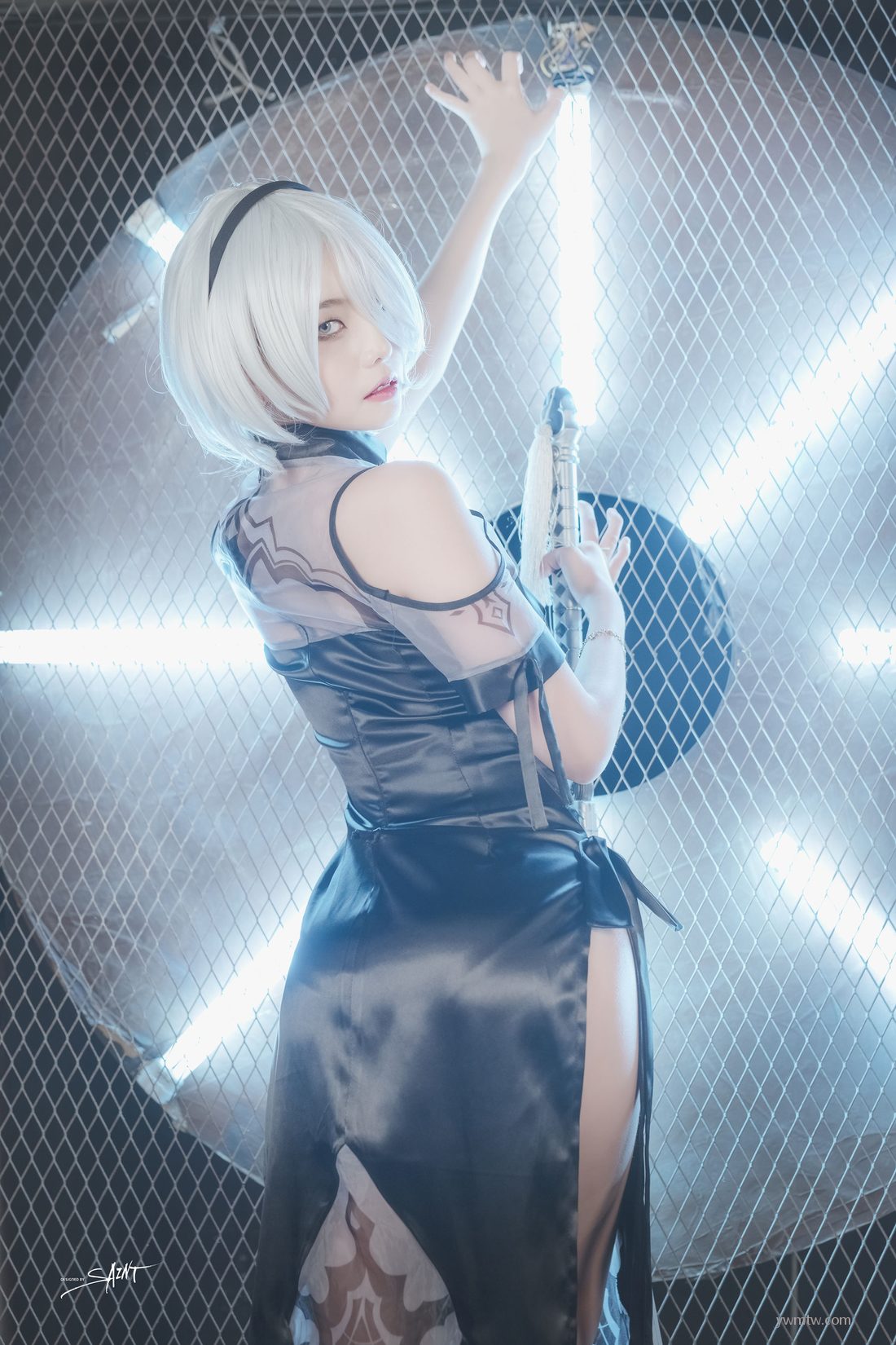 s ʻ㼯ͼ [ϺsaintPhotoLifeӰ] KDA Cos Yuna Automata Nier Akali Vol.4 Yuna P.12